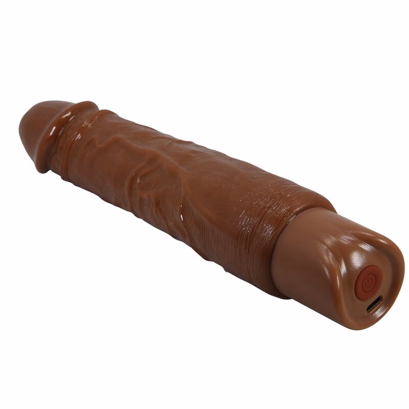 PRETTY LOVE - DUKE VIBRADOR REALÍSTICO 23,5 CM Ø 4,8 CM COLOR MARRÓN - Imagen 7