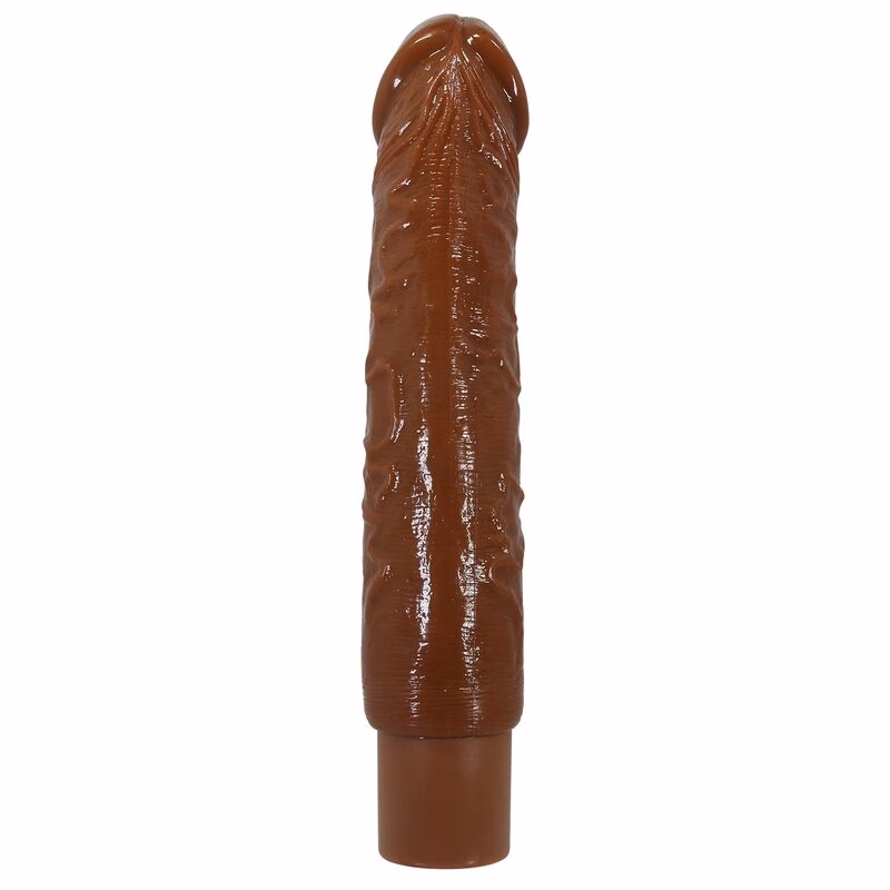 PRETTY LOVE - DUKE VIBRADOR REALÍSTICO 23,5 CM Ø 4,8 CM COLOR MARRÓN - Imagen 4