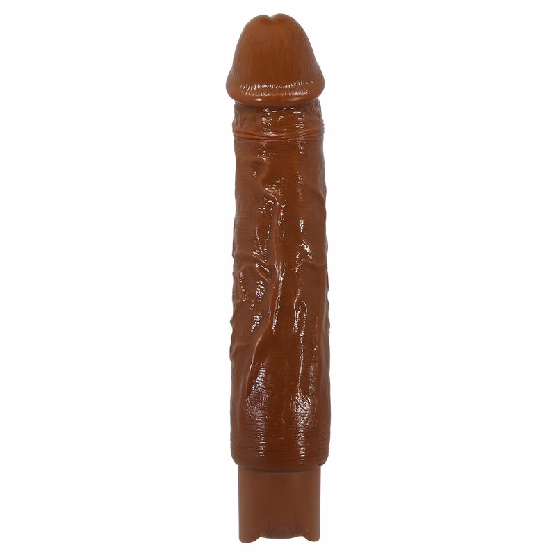 PRETTY LOVE - DUKE VIBRADOR REALÍSTICO 23,5 CM Ø 4,8 CM COLOR MARRÓN - Imagen 2