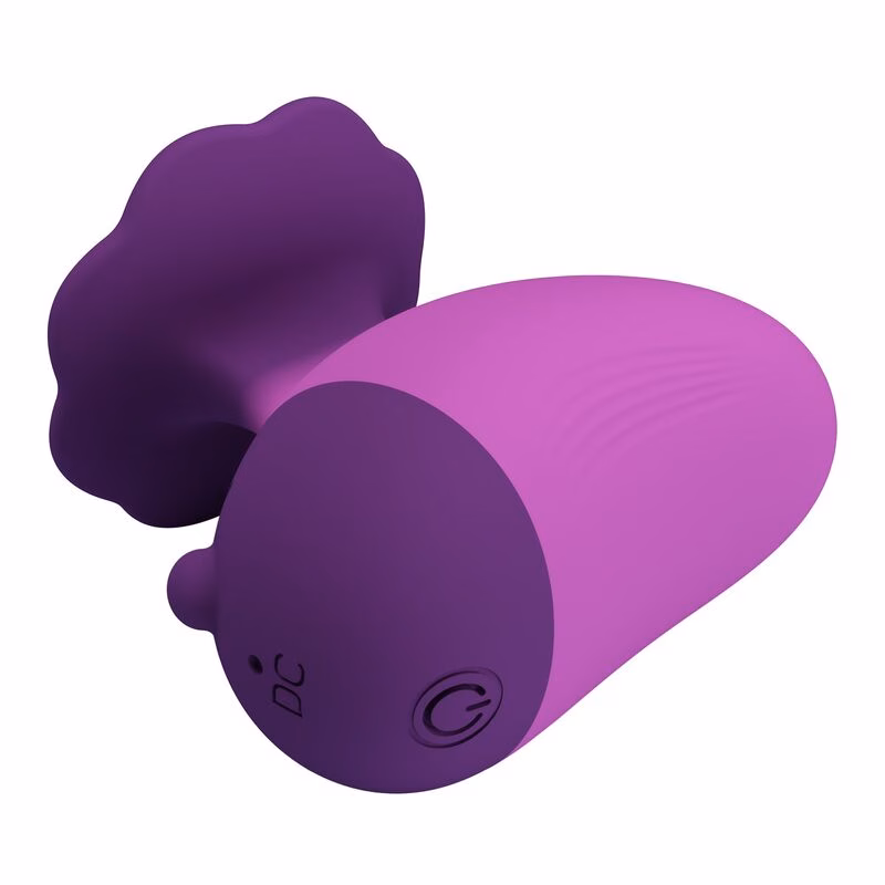 PRETTY LOVE - ESTIMULADOR DE CLÍTORIS 7 MODOS RECARGABLE FORMA ROSA MORADA - Imagen 5