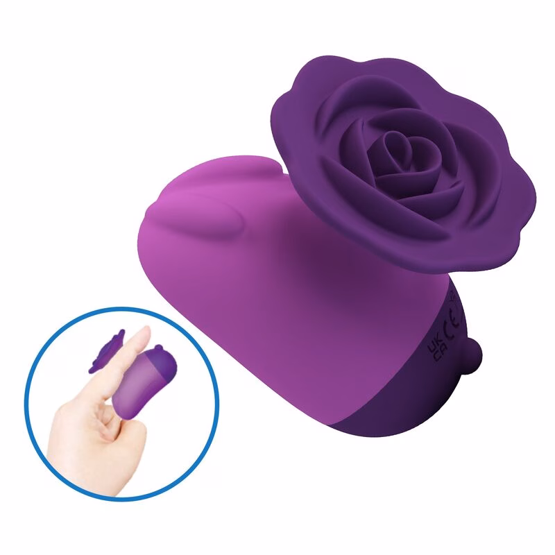 PRETTY LOVE - ESTIMULADOR DE CLÍTORIS 7 MODOS RECARGABLE FORMA ROSA MORADA - Imagen 2
