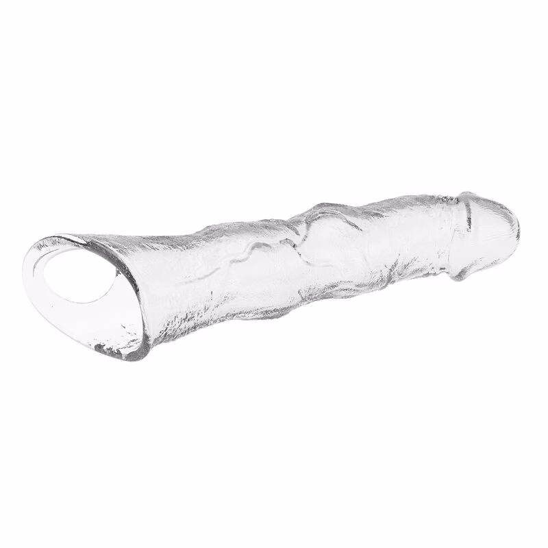 PRETTY LOVE - FUNDA EXTENSORA PARA PENE AJUSTABLE 28 CM Ø 4,5 CM COLOR TRANSPARENTE - Imagen 8