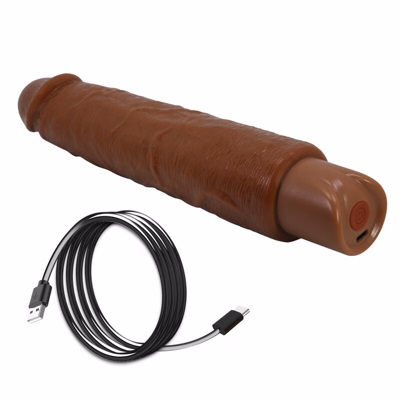 PRETTY LOVE - GAVIN VIBRADOR REALÍSTICO 25 CM Ø 5 CM COLOR MARRÓN - Imagen 9