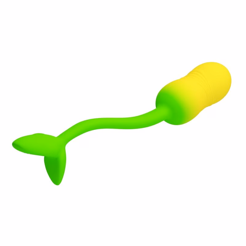 PRETTY LOVE - HUEVO VIBRADOR PULSEN CONTROL APP 12 FUNCIONES RECARGABLE USB VERDE-AMARILLO - Imagen 6