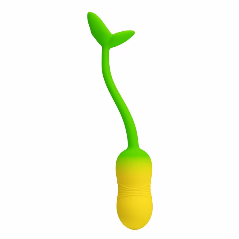 PRETTY LOVE - HUEVO VIBRADOR PULSEN CONTROL APP 12 FUNCIONES RECARGABLE USB VERDE-AMARILLO - Imagen 3