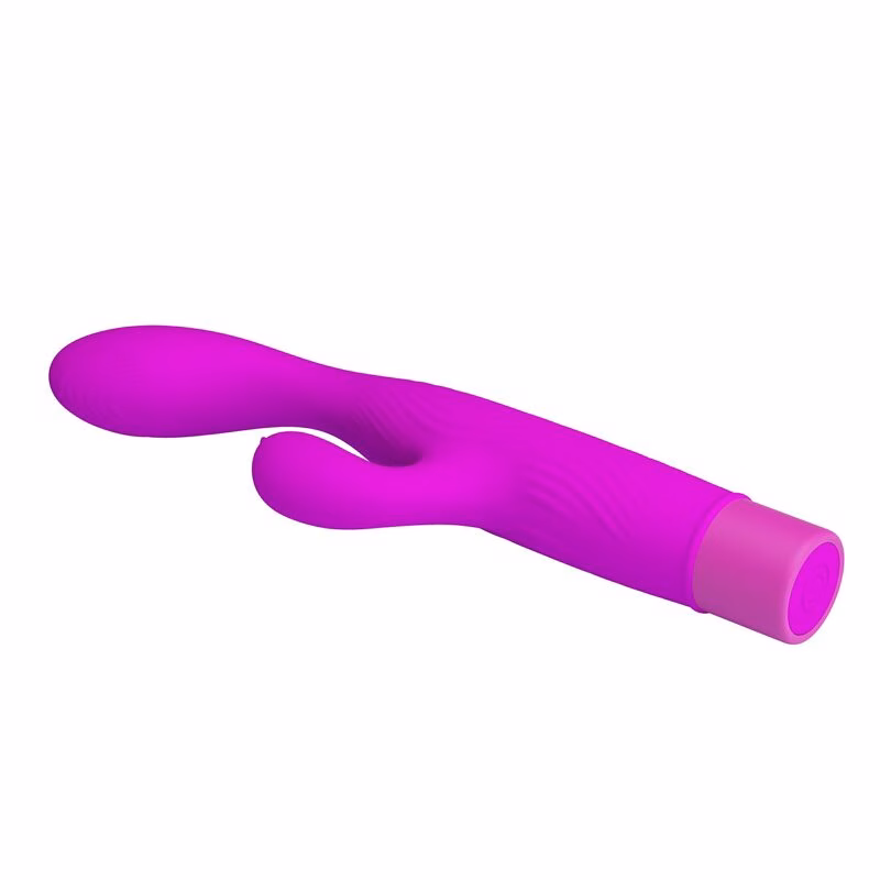 PRETTY LOVE - JENE VIBRADOR DOBLE ESTIMULACIÓN PARA PUNTO G Y CLÍTORIS MORADO - Imagen 7