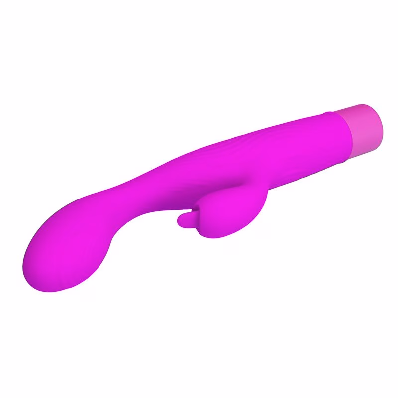 PRETTY LOVE - JENE VIBRADOR DOBLE ESTIMULACIÓN PARA PUNTO G Y CLÍTORIS MORADO - Imagen 8
