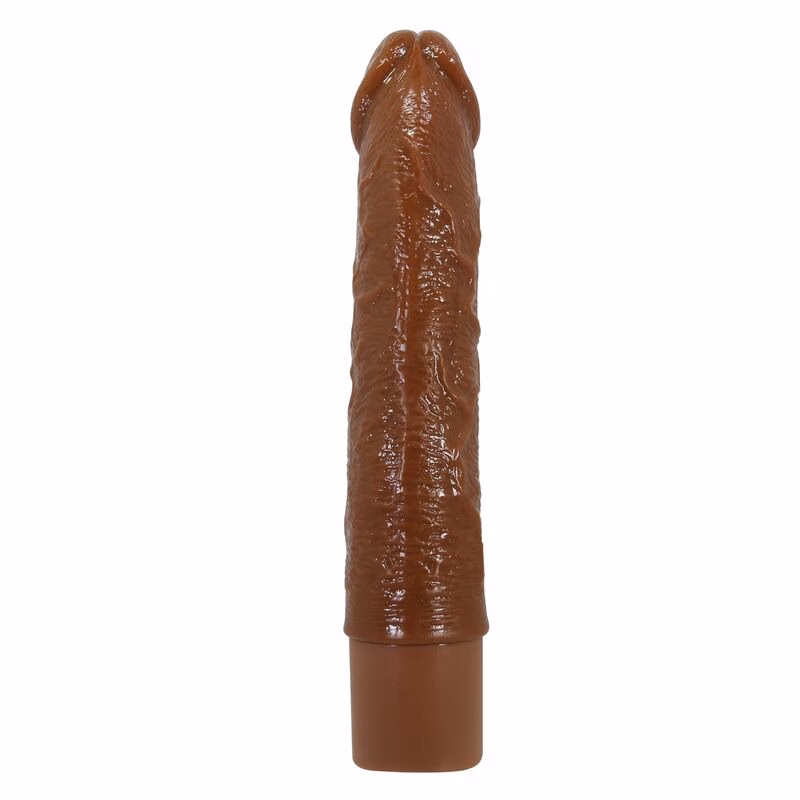 PRETTY LOVE - LEONARDO VIBRADOR REALÍSTICO 20 CM Ø 4 CM COLOR MARRÓN - Imagen 4