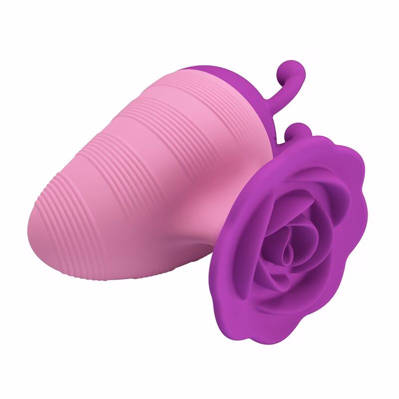 PRETTY LOVE - LITTLE BEE ESTIMULADOR DE CLÍTORIS 7 MODOS RECARGABLE MORADO-ROSA - Imagen 8