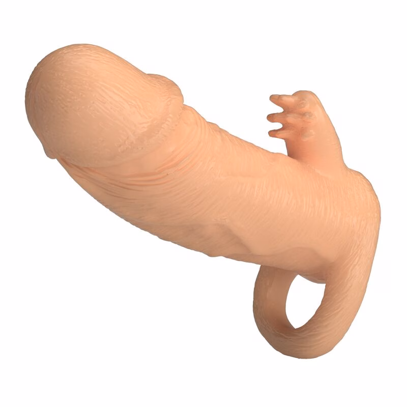 PRETTY LOVE - RODERIC FUNDA PARA PENE EXTENSORA 13 CM Ø 3,8 CM COLOR NATURAL - Imagen 5