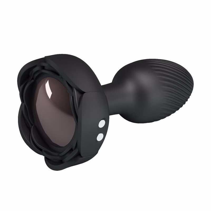 PRETTY LOVE - PLUG ANAL VIBRADOR 10 MODOS RECARGABLE NEGRO - Imagen 7
