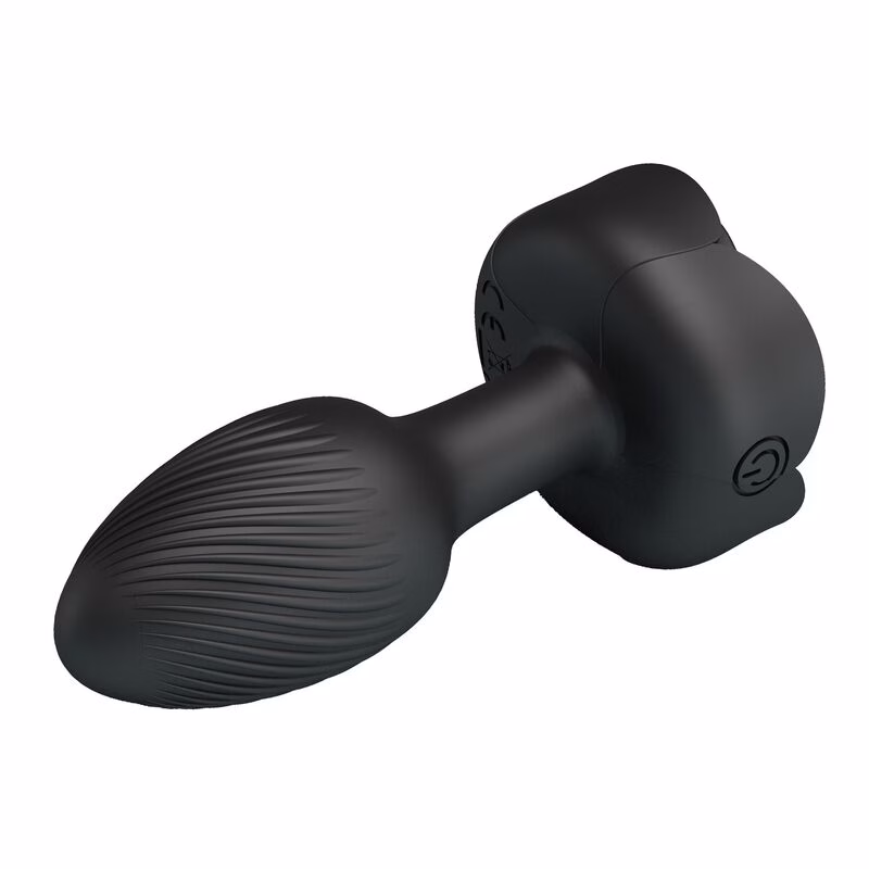 PRETTY LOVE - PLUG ANAL VIBRADOR 10 MODOS RECARGABLE NEGRO - Imagen 8