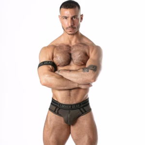 LOCKER GEAR - SPORT MESH JOCK BRIEF CAQUI M