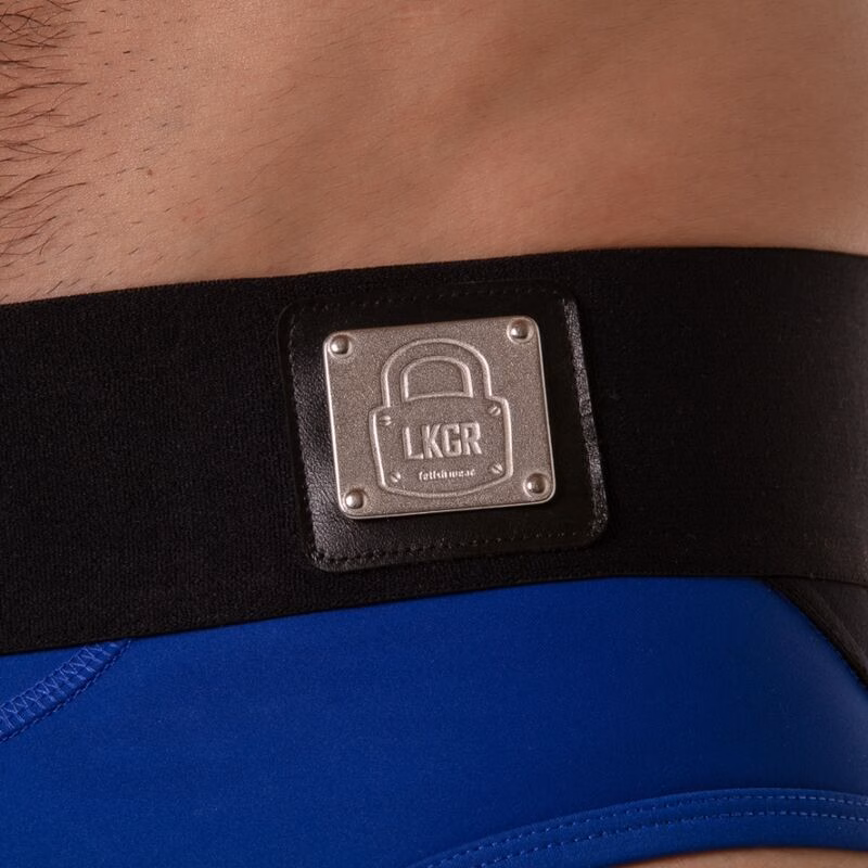 LOCKER GEAR - WIDE WAISTBAND JOCK BRIEF AZUL L - Imagen 4