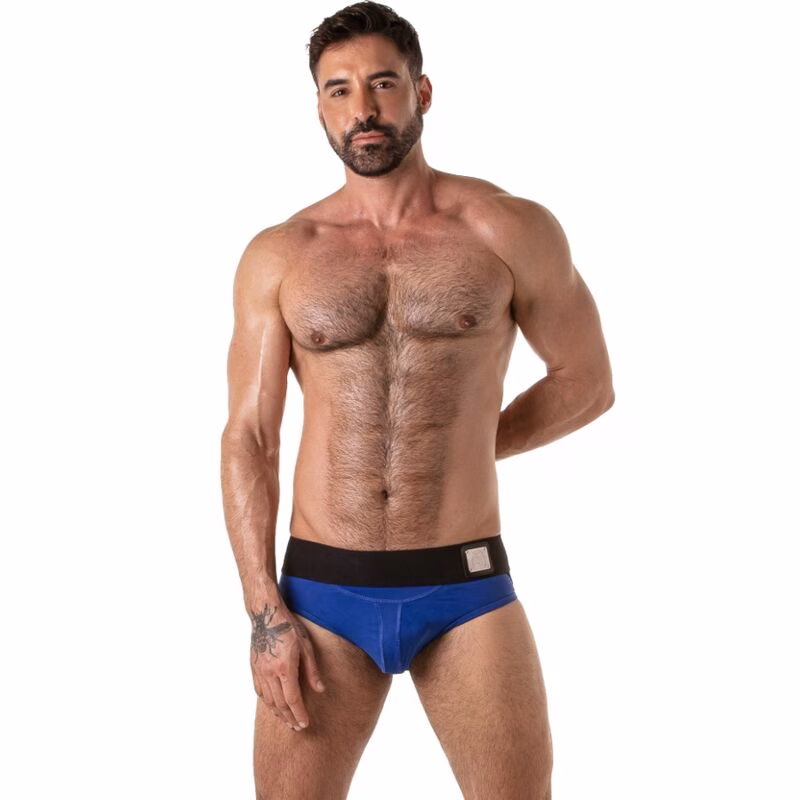 LOCKER GEAR - WIDE WAISTBAND JOCK BRIEF AZUL XL - Imagen 3