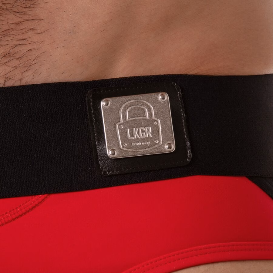 LOCKER GEAR - WIDE WAISTBAND JOCK BRIEF ROJO M - Imagen 4