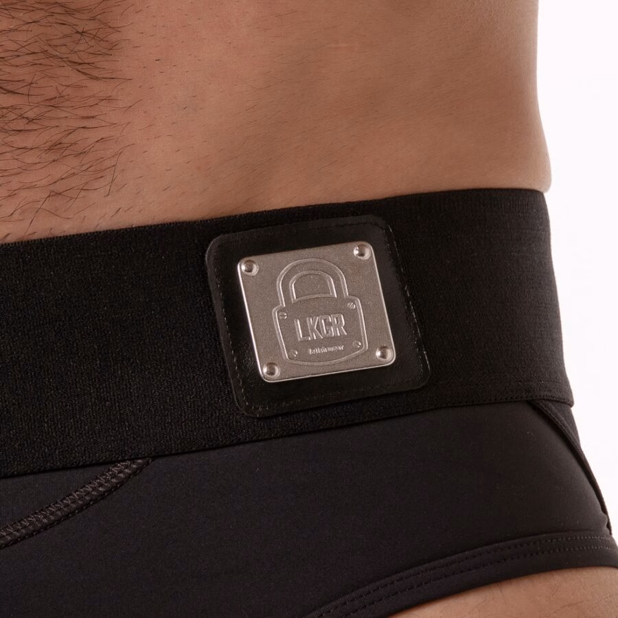 LOCKER GEAR - WIDE WAISTBAND JOCK BRIEF NEGRO L - Imagen 4