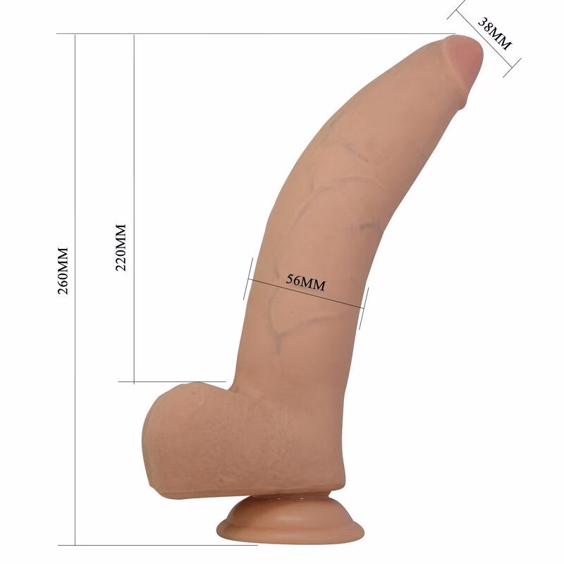 PRETTY LOVE - QUINLAN DILDO REALÍSTICO 26 CM Ø 5,5 CM COLOR NATURAL - Imagen 8