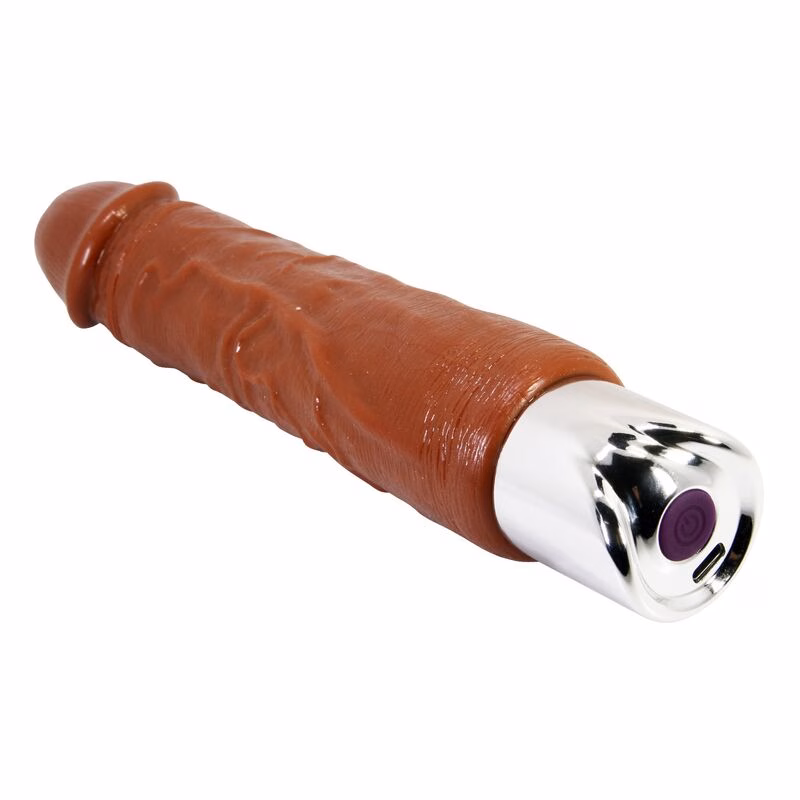 PRETTY LOVE - PRO VIBRADOR REALÍSTICO 23,5 CM Ø 4,8 CM COLOR MARRÓN - Imagen 6