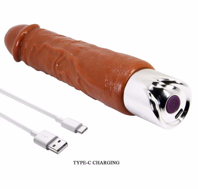 PRETTY LOVE - PRO VIBRADOR REALÍSTICO 23,5 CM Ø 4,8 CM COLOR MARRÓN - Imagen 8