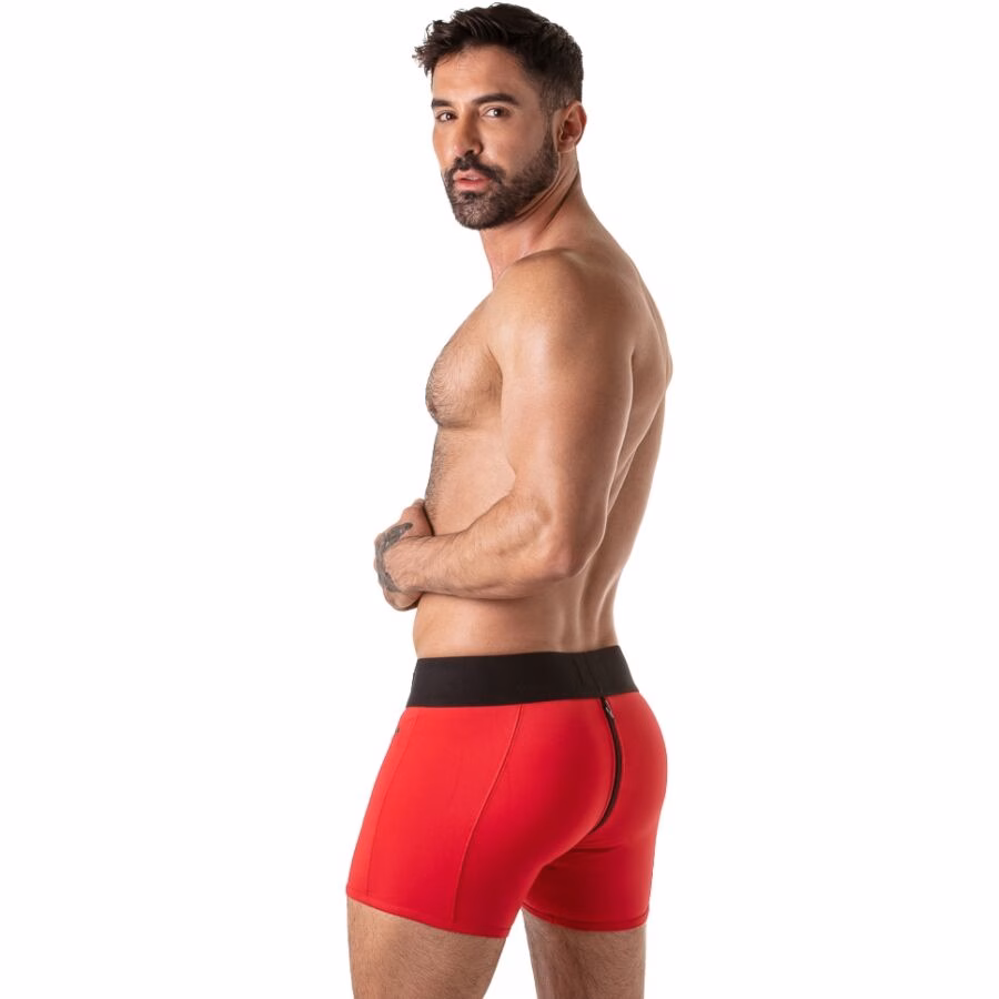 LOCKER GEAR - WIDE WAISTBAND TRUNK ROJO XL - Imagen 4