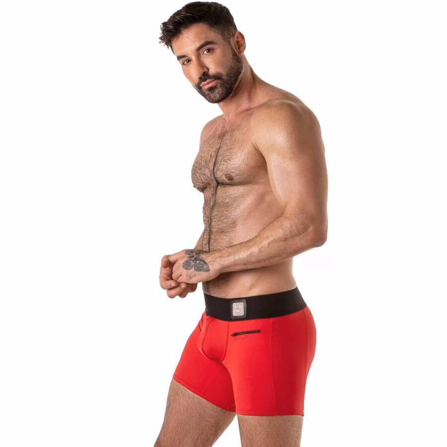 LOCKER GEAR - WIDE WAISTBAND TRUNK ROJO XL - Imagen 3