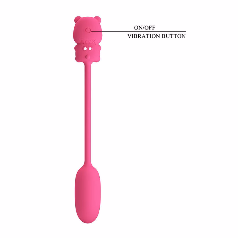 PRETTY LOVE - OLSON HUEVO VIBRADOR CON MANDO POR CABLE RECARGABLE ROSA - Imagen 6
