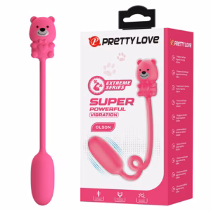 PRETTY LOVE - OLSON HUEVO VIBRADOR CON MANDO POR CABLE RECARGABLE ROSA
