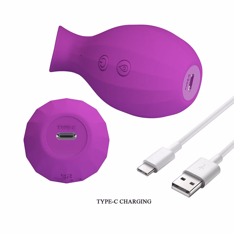 PRETTY LOVE - MAGIC BOTTLE SUCCIONADOR DE CLÍTORIS RECARGABLE MORADO - Imagen 10