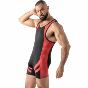 LOCKER GEAR - MONO OPEN ACCESS SINGLET ROJO M