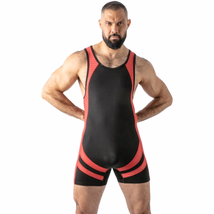 LOCKER GEAR - MONO OPEN ACCESS SINGLET ROJO XL - Imagen 3