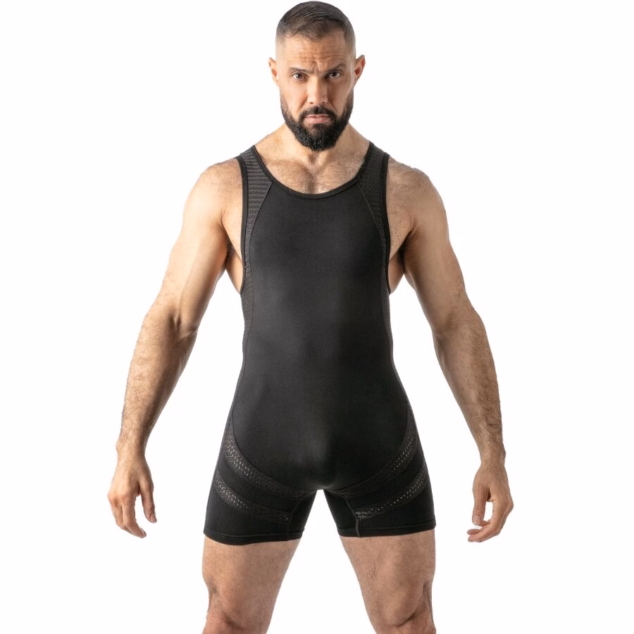 LOCKER GEAR - MONO OPEN ACCESS SINGLET NEGRO M - Imagen 3
