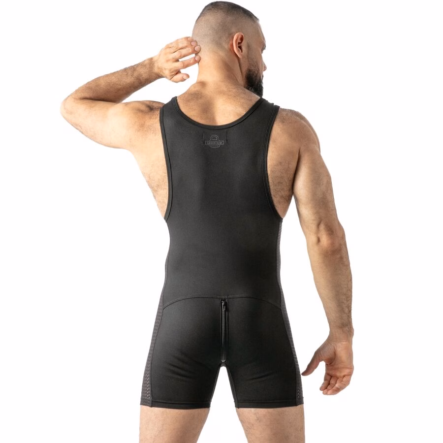 LOCKER GEAR - MONO OPEN ACCESS SINGLET NEGRO L - Imagen 4