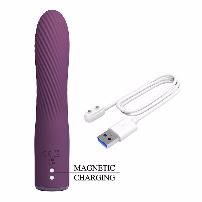 PRETTY LOVE - KISSELL VIBRADOR RECARGABLE 10 FUNCIONES MORADO - Imagen 7