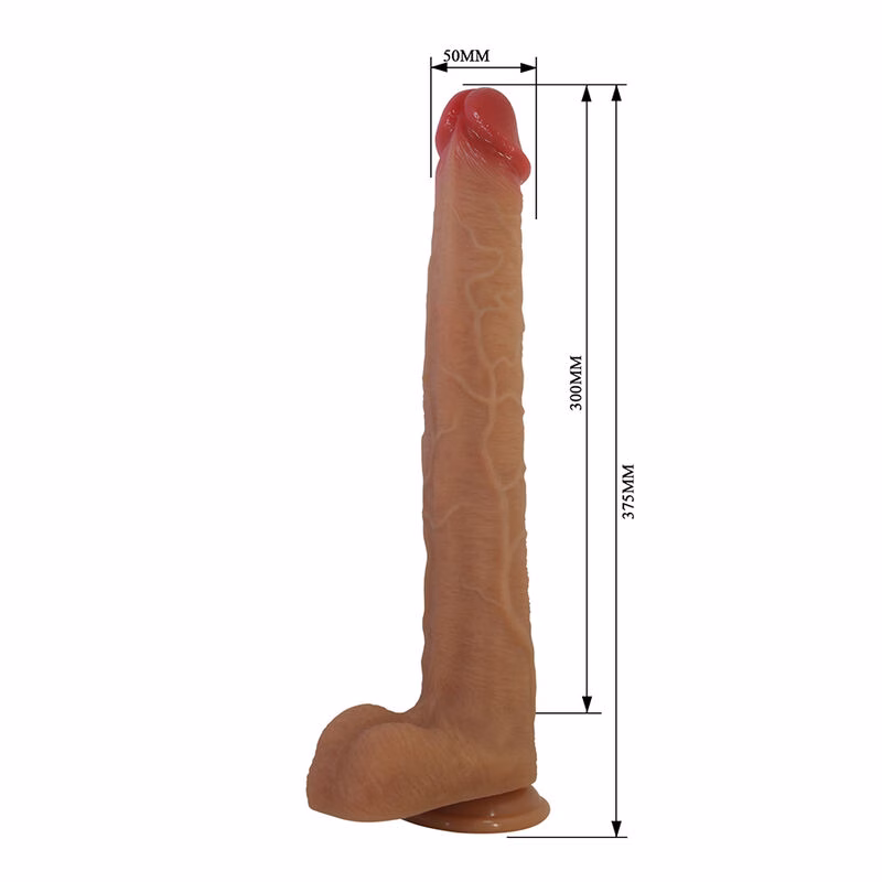 PRETTY LOVE - TERIN PLUS DILDO REALÍSTICO CON VENTOSA 37,6 CM Ø 5,5 CM - Imagen 8