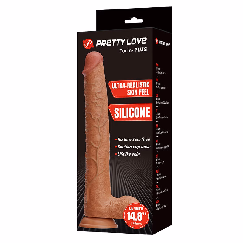 PRETTY LOVE - TERIN PLUS DILDO REALÍSTICO CON VENTOSA 37,6 CM Ø 5,5 CM - Imagen 9