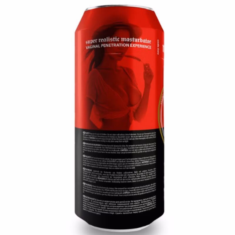 ALIVE - MASTURBADOR MASCULINO VAGINA LATA CERVEZA ESTELA GALÁCTICA - Imagen 3