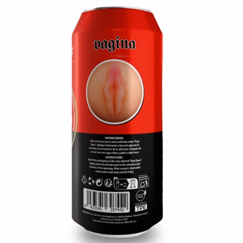 ALIVE - MASTURBADOR MASCULINO VAGINA LATA CERVEZA ESTELA GALÁCTICA - Imagen 4