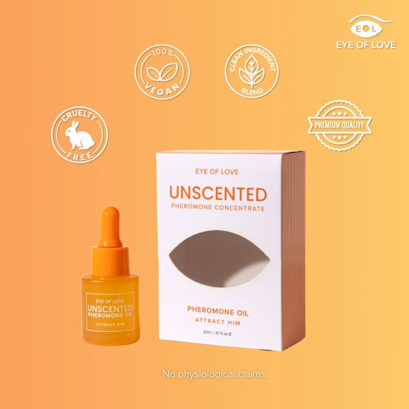 EYE OF LOVE - ACEITE PERFUMADO CON FEROMONAS PARA MUJER SIN FRAGANCIA 20 ML - Imagen 5