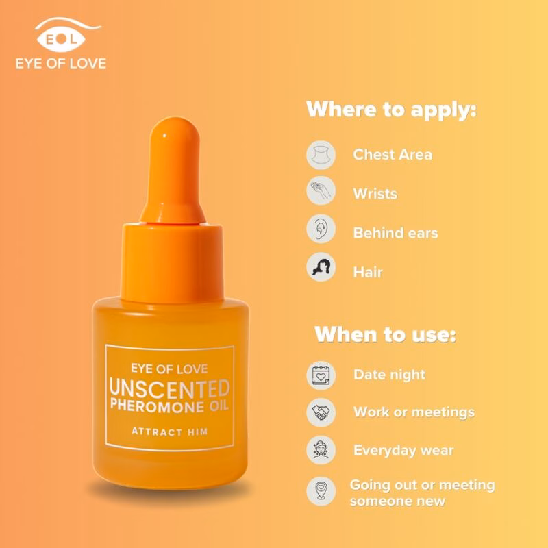 EYE OF LOVE - ACEITE PERFUMADO CON FEROMONAS PARA MUJER SIN FRAGANCIA 20 ML - Imagen 4
