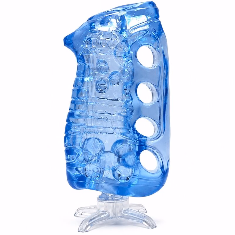 FLESHLIGHT FLESHSKINS GRIP BLUE ICE MASTURBADOR MANUAL AZUL - Imagen 2