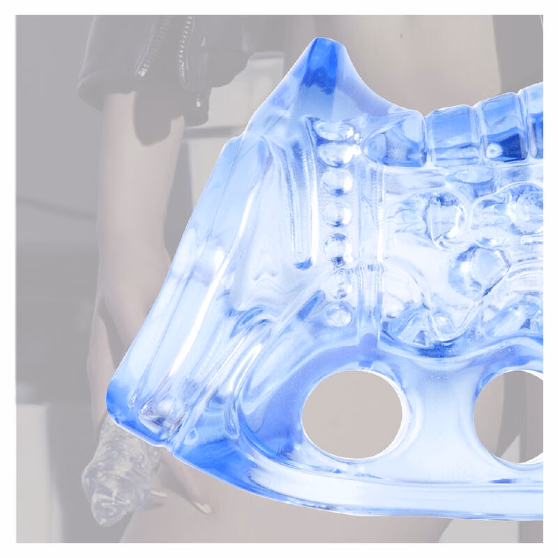 FLESHLIGHT FLESHSKINS GRIP BLUE ICE MASTURBADOR MANUAL AZUL - Imagen 8