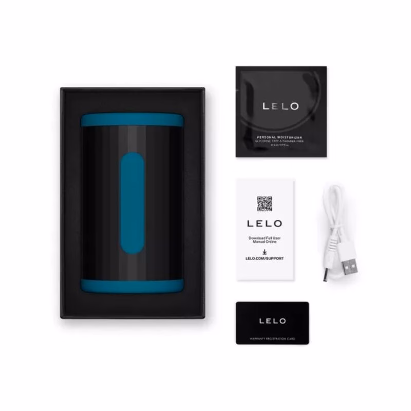 LELO - F2S DOUBLE SONIC MASTURBADOR MASCULINO CON DOBLE ESTIMULACIÓN SÓNICA VERDE AZULADO - Imagen 3