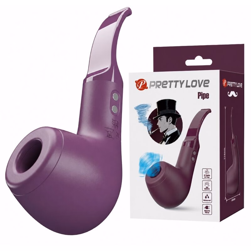 PRETTY LOVE - PIPE ESTIMULADOR CON 10 MODOS DE GOLPETEO MORADO - Imagen 2