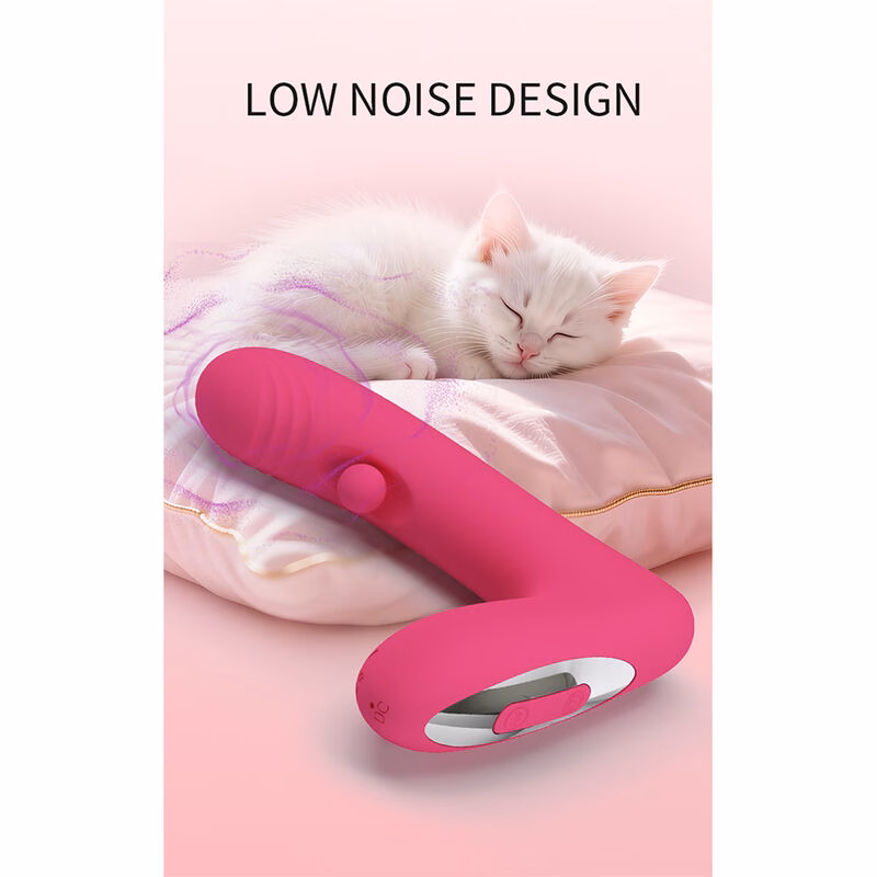 PRETTY LOVE - DUDEN VIBRADOR DE SILICONA RECARGABLE 12 MODOS DE VIBRACIÓN Y 3 MODOS DE BALANCEO ROSA - Imagen 11