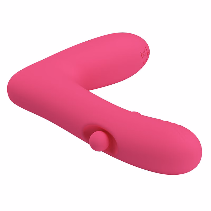 PRETTY LOVE - DUDEN VIBRADOR DE SILICONA RECARGABLE 12 MODOS DE VIBRACIÓN Y 3 MODOS DE BALANCEO ROSA - Imagen 4