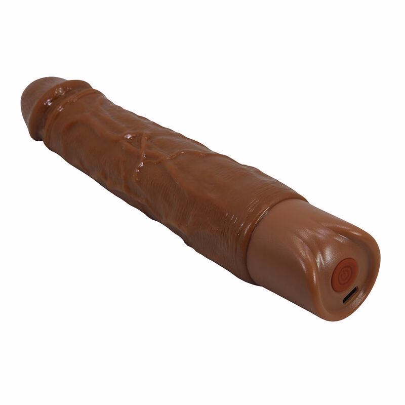 PRETTY LOVE - KESSLER DILDO VIBRADOR REALISTA 10 MODOS DE VIBRACIÓN Y 10 DE EMPUJE 22 CM MARRÓN - Imagen 5