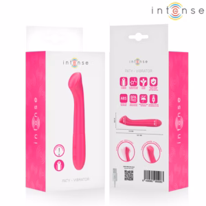 INTENSE - PATY VIBRADOR 19 CM FLEXIBLE 10 VIBRACIONES MODELO 2 ROSA