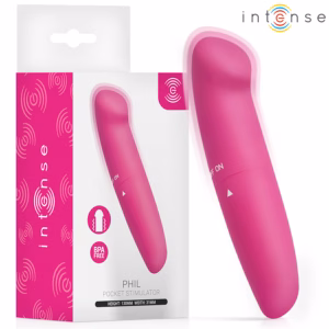 INTENSE - PHIL VIBRADOR PUNTO G ROSA 13 CM