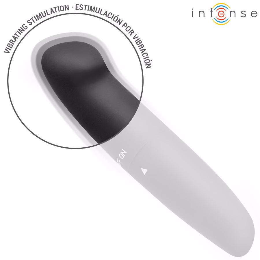 INTENSE - PHIL VIBRADOR PUNTO G NEGRO 13 CM - Imagen 6